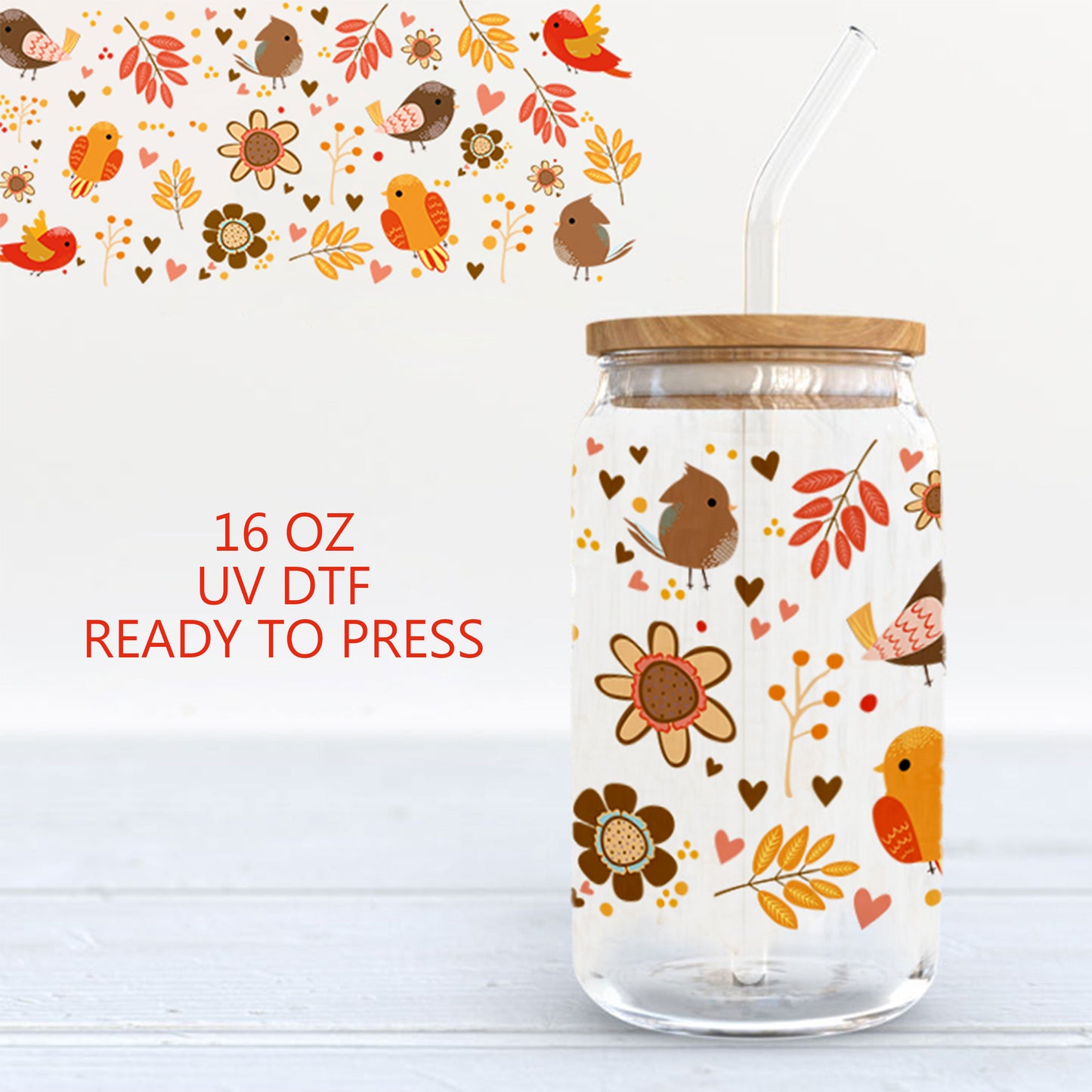 Autumn Fall- UV DTF Cup Wrap