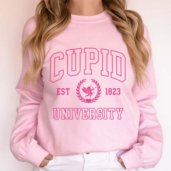 Cupid University (HOT PINK)- Screen Print Transfer