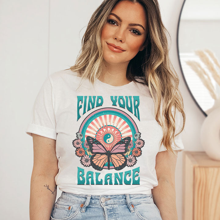Find Your Balance- Screen Print Transfer
