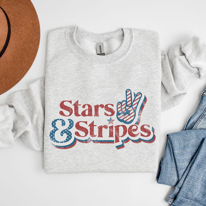 Stars & Stripes- Screen Print Transfer