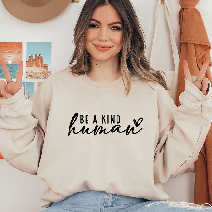 Be a Kind Human- PUFF Screen Print Transfer