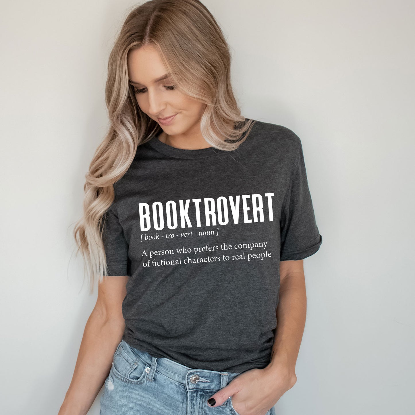 Booktrovert - Screen Print Transfer