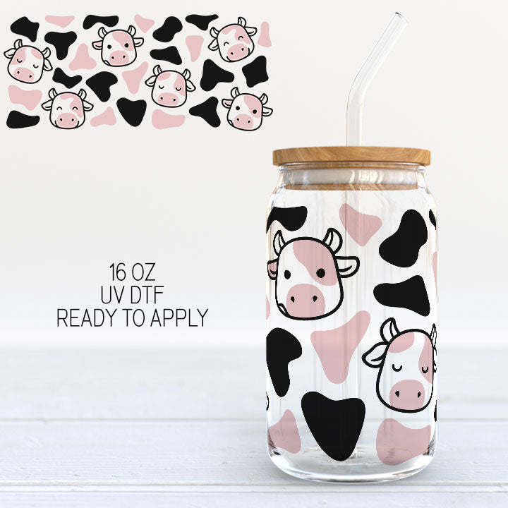 Cow Print- UV DTF Cup Wrap