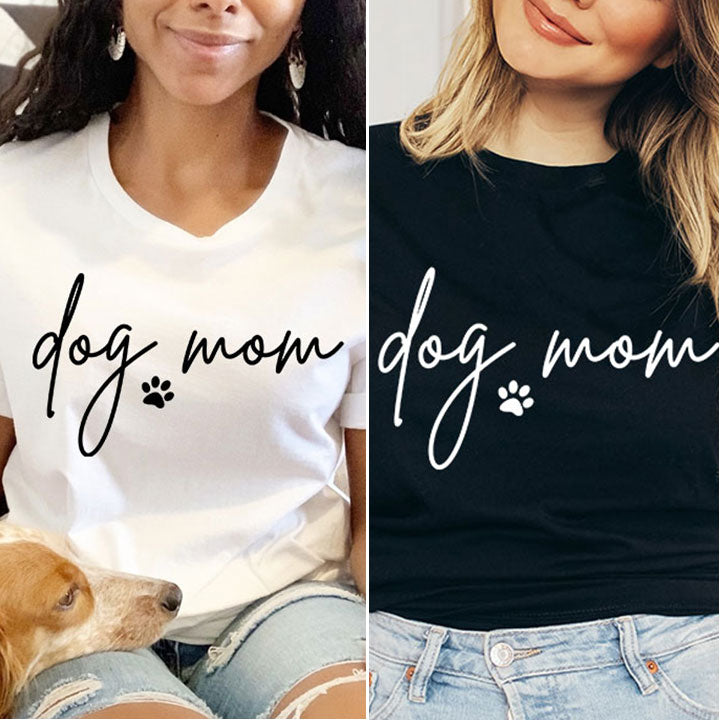 Dog Mom (2 Colors!) - Screen Print Transfer