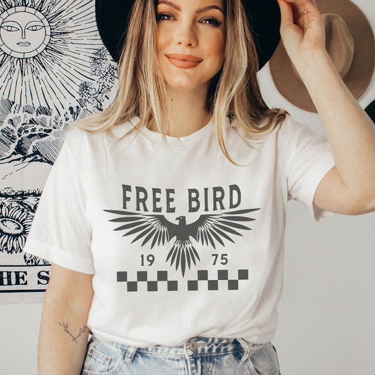 Free Bird (Slate Grey)- Screen Print Transfer