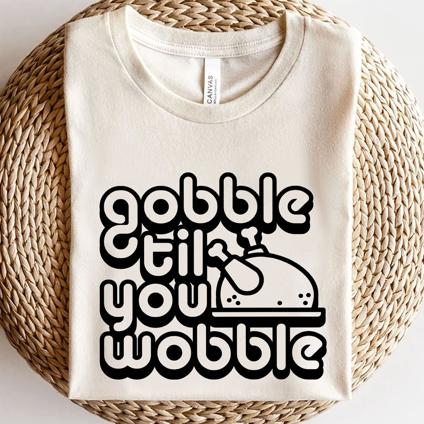 Gobble Wobble- Screen Print Transfer