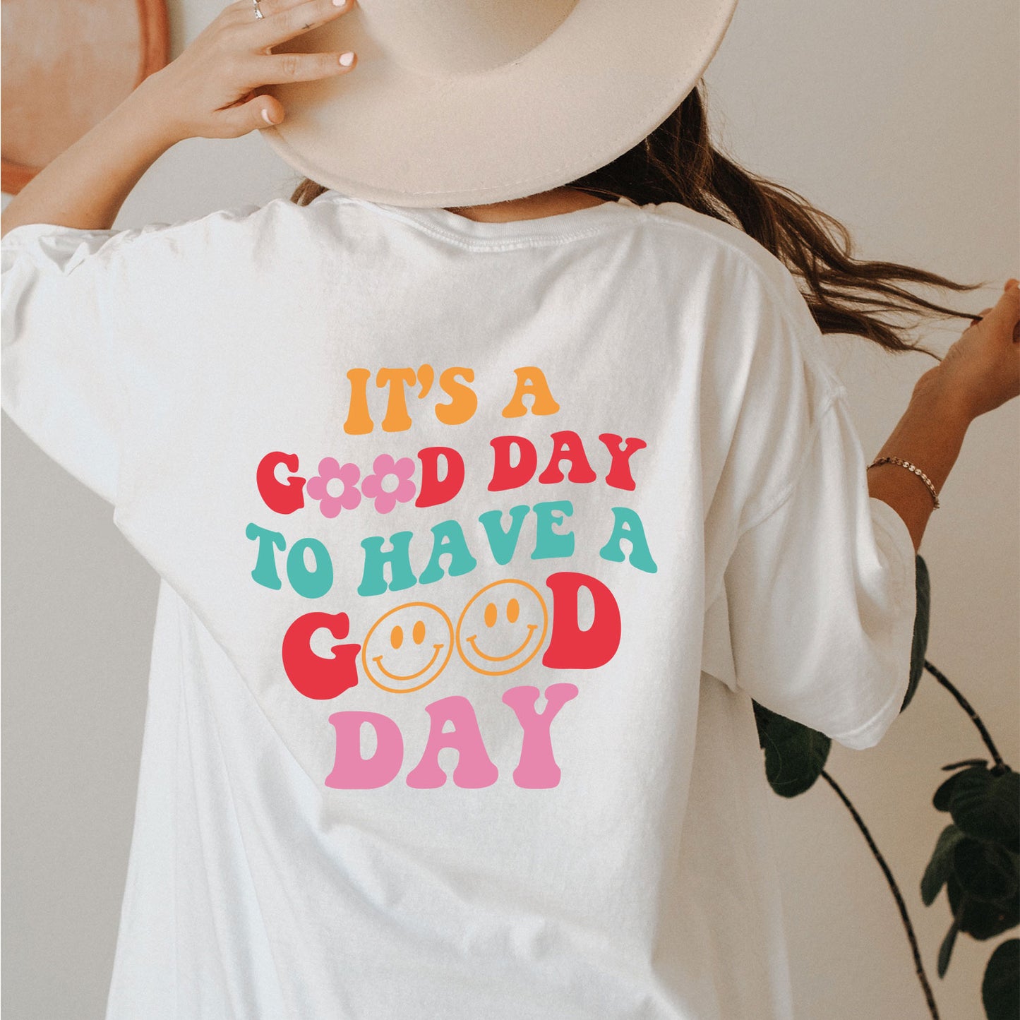 Today Is A Good Day - Front & Back Set - Screen Print Transfer