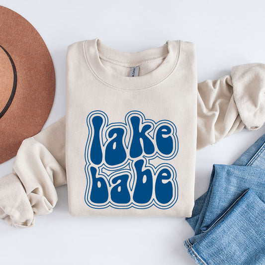 Lake Babe (Blue)- Screen Print Transfer