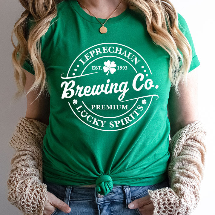 Leprechaun Brewing Co St. Patrick's Day- Screen Print Transfer