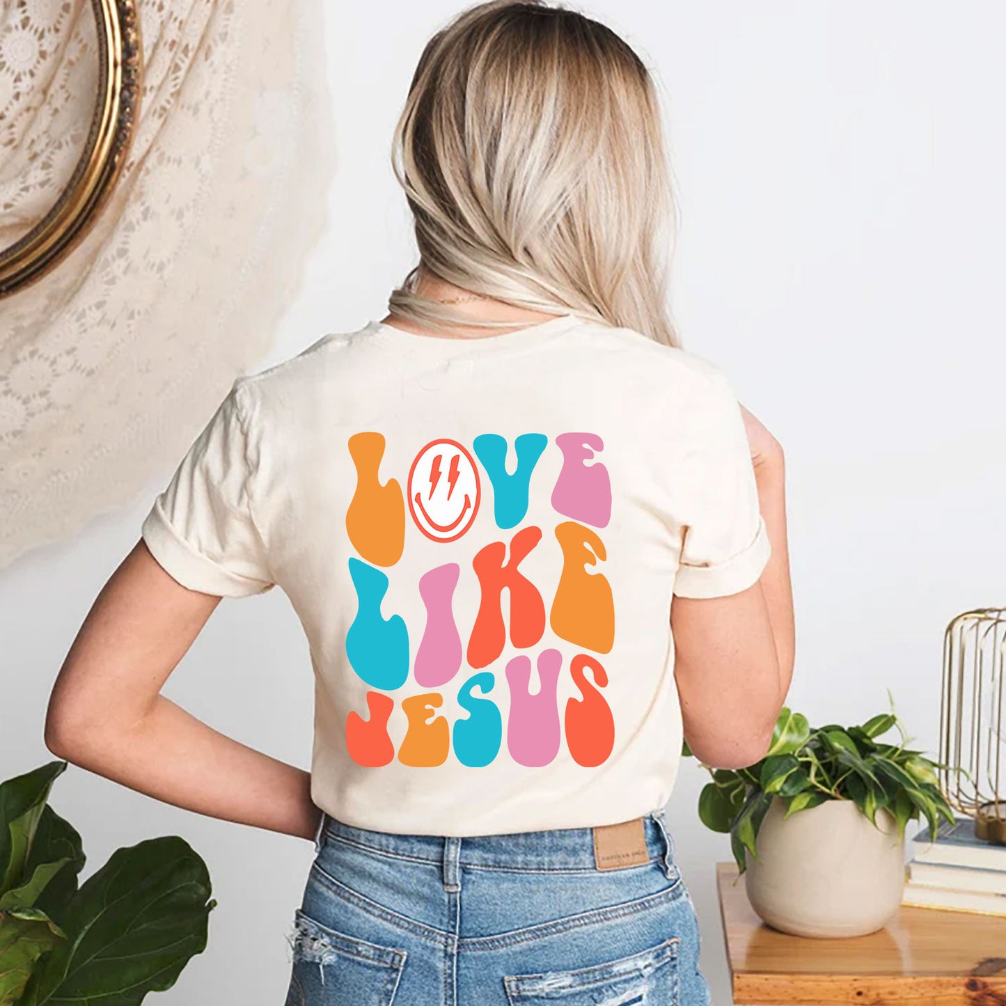 Love Like Jesus - Screen Print Transfer