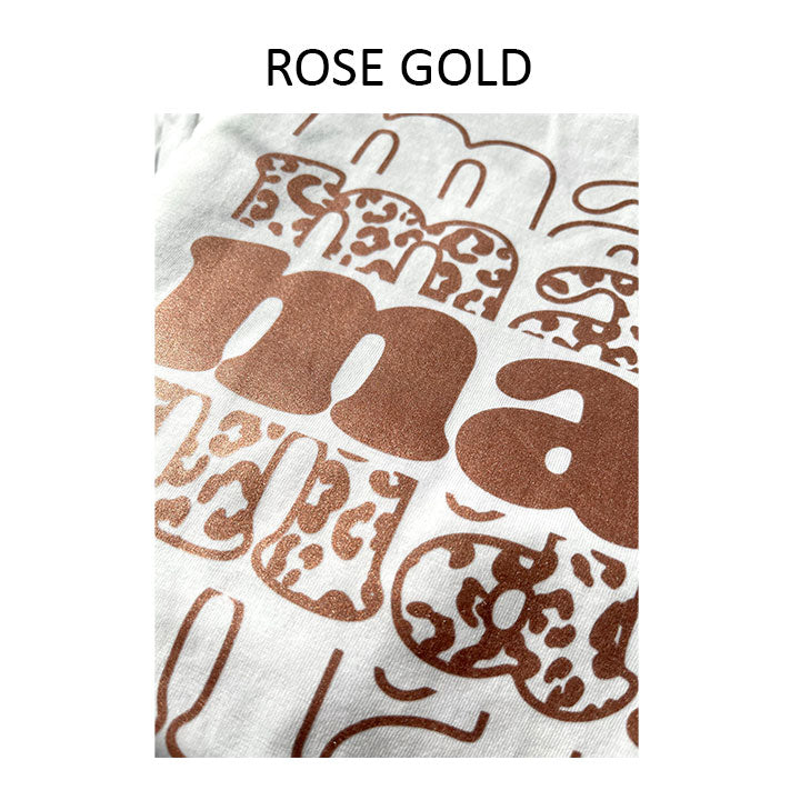 Mama - OVERSIZED (Rose Gold) - Screen Print Transfer