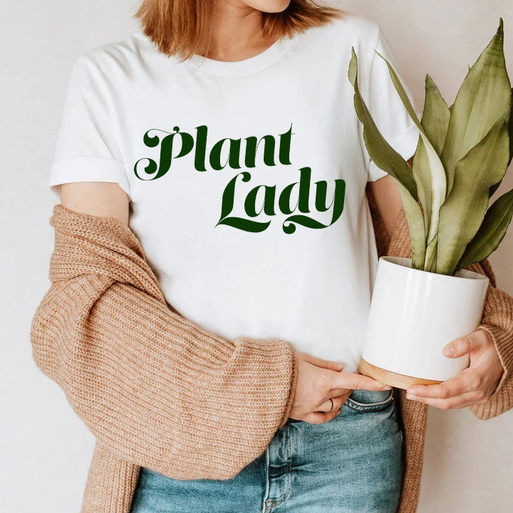 Plant Lady (Green)- Screen Print Transfer